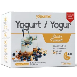 Yogur Starter (Pack de 16) - Hacer yogur en casa - Starter Culture - Todo Natura... - Imagen 1 de 7