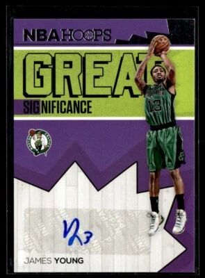 Aros Great Significance James Young Auto Boston Celtics #81 2016-17 Foto 1 de 2