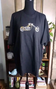 Haynes Motorcycle Bling Short Sleeve T Shirt Women's XL Black New - Picture 1 of 9