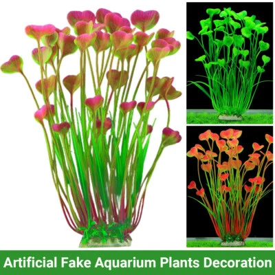 Artificial Fake Aquarium Plants Decoration Fish Tank Water Plant Grass Ornament - image 1 of 4