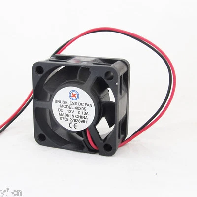 10pcs Brushless DC Cooling Fan 40x40x20mm 4020 5 blades 12V 2pin 2.54 Connector - Image 1 of 4