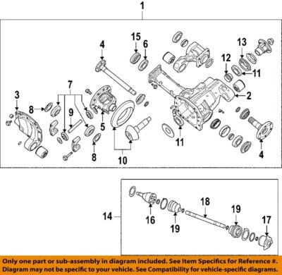 Eje de transmisión delantero usado se adapta a: Nissan Armada 2012 eje delantero grado A Foto 1 de 2