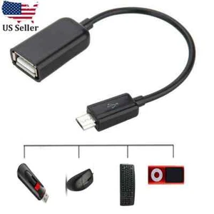USB Host OTG Adapter Cable For Samsung Galaxy Tab A 9.7" SM-T550 SM-T555 Tablet - Picture 1 of 3