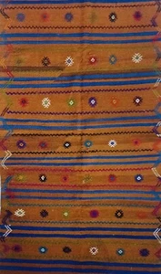 Vintage Western Anatolischer Kelim Teppich aus Afyon Türkei - Bild 1 von 7