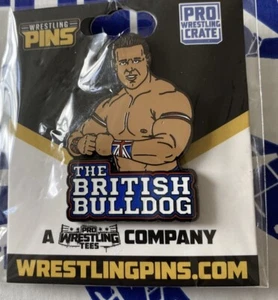 British Bulldog Davey Boy Smith Collectible Pin PW Crate Exclusive - Picture 1 of 1
