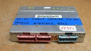 *Módulo de control OLDSMOBILE CHEVY 1994 95 2,2 L ECU/ECM #16191947 BJCA GM (55451) - Imagen 1 de 3
