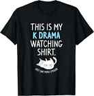 This Is My Kdrama Watching K-Drama Korean Drama Lover T-Shirt Kawaii Tops Wom