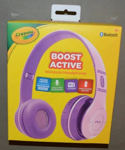 Crayola - Boost Active wireless headphones - PURPLE - bluetooth enabled - SEALED - Picture 1 of 2