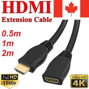 4K HDMI Extension Cable [2160p @ 60hz / 1440p @ 144hz / 1080p @ 240hz] - Picture 1 of 3