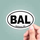 Baltimore Maryland MD City Oval Vinyl Sticker Bumper Decal Car Window Home Town
