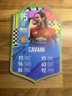 signed Edison Cavani A4 Fut card