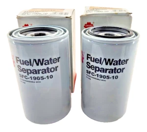 2 filtros separadores de agua de combustible SFC-1905-10, reemplaza 33242, FS1214, 3355903 - Imagen 1 de 3
