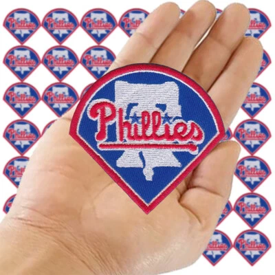 Wholesale Philadelphia Phillies Size 3.0"x3.0" Sew Iron On Patch Shirt Hat Jeans - Image 1 of 4