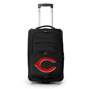 Reds Carry On Luggage | Cincinnati Reds Rolling Carry On Luggage - Picture 1 of 8
