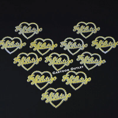 144 BAUTIZO RECUERDOS SIGNS MINI PLAQUES DECORATION BAPTISM FAVORS SPANISH HEART - Image 1 of 4