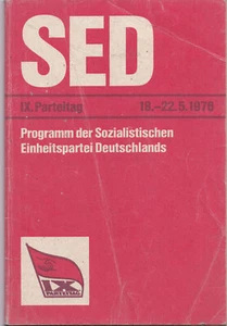 Programm der SED - IX. Parteitag 1976 • Dietz 1976 - Bild 1 von 3