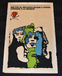 1973 Original Cuban Movie Poster"Condemned"Sergiu Nicolaescu Romanian art film - Picture 1 of 9