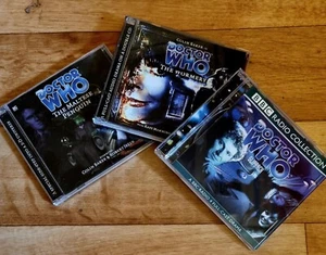 DOCTOR WHO x3 COLIN BAKER Slipback THE WORMERY Maltese Penguin BBC Audio 2 CD - Picture 1 of 3