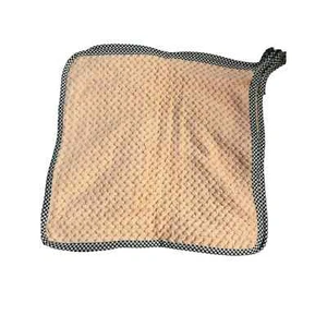Set of five coral fleece dish cloths or wash cloths with hanging tag 9.8 Inches - Picture 1 of 2