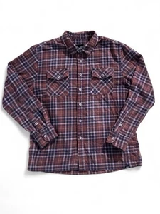 LOST Surfboards Plaid Flannel Button-Up Shirt – Size Large - Picture 1 of 6