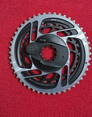 SRAM Red AXS D1 2x Power Meter Chainring, 48/35T, Direct Mount 8-Bolt Quarq - Image 1 of 4