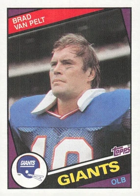 1984 Topps #323 Brad Van Pelt - Image 1 of 2