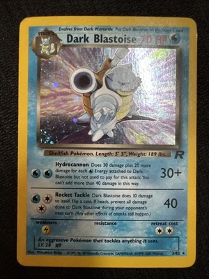 Pokémon Dark Blastoise Holo Rare TCG Card 3/82 - Image 1 of 2