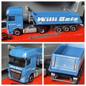 DAF XF Nr. 14000 Willi Betz Schmitz Eckmulden Kipper Nr. 1690 herpa 306119 - Bild 1 von 7