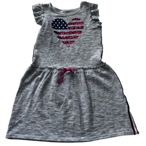 Cat & Jack flag heart dress - Picture 1 of 5