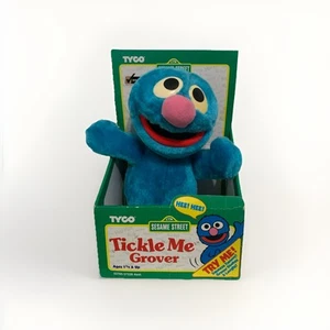 Vintage 1996 Original Tyco Tickle Me GROVER Plush Sesame Street NIB Untested - Bild 1 von 4