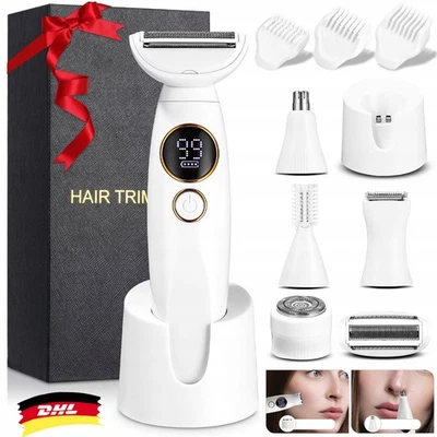 Elektrisch Rasierer für Damen Frauen Elektrorasierer Schmerzfreier Intimrasierer - Bild 1 von 4