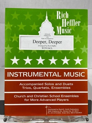 Rich Heffler Sheet Music Deeper Deeper Advanced Clarinet Solo Piano - Image 1 of 4