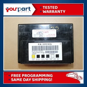 06-13 GM CHEVROLET BCM BODY CONTROL MODULE OEM 20921435 TESTED PROGRAMMED TO VIN - Picture 1 of 8