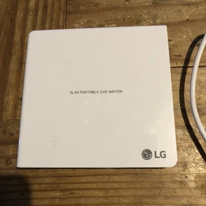 LG Slim Portable DVD Writer USB GP57EW40, Working - Afbeelding 1 van 5