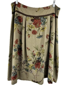 Falda floral Cabi para mujer talla 10 Cottagecore modesta academia herencia abuela Foto 1 de 4