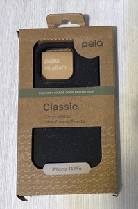 Pela Case Eco-Friendly 100% Biodegradable MagSafe Case For iPhone 14 Pro, Black - Picture 1 of 1