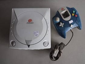 Sega Dreamcast Console & Controller for Parts or Repair