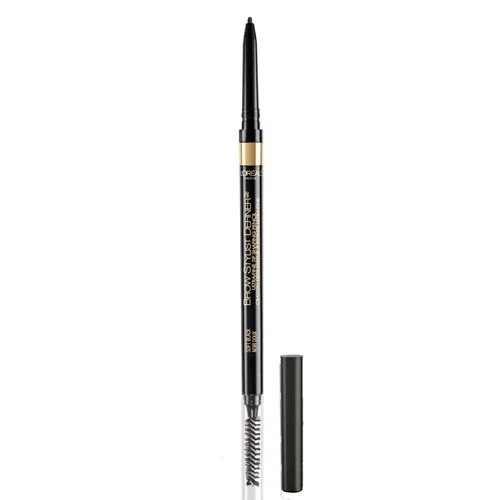 L'Oreal Brow Stylist Definer Pencil – 393 Soft Black, Ultra-Fine Tip - Image 1 of 1
