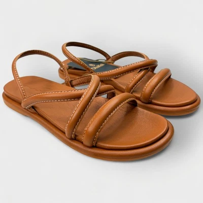 OluKai Tiare Strappy Women’s Sandals Fox/Fox Leather Size 7B Medium 20515-FXFX - Image 1 of 4