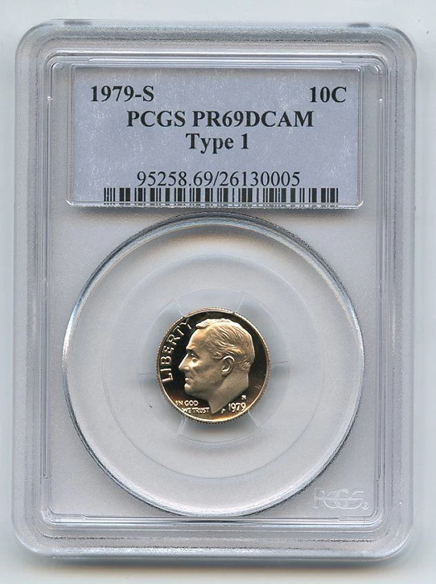 1979 S 10C Roosevelt Dime Proof PCGS PR69DCAM - Image 1 of 1