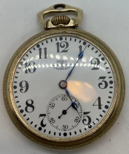 1931 BALL 999 P Hamilton 16S 21 Jewels Railroad Pocket Watch Stirrup Bow Case - Picture 1 of 7