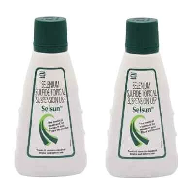 2 Bottles of Selsun Suspension Anti Dandruff Shampoo 120ml Each - Bild 1 von 4