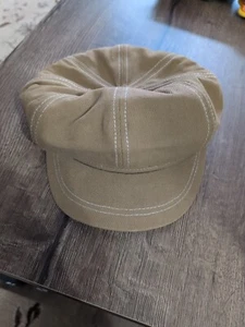 Bowery Slouchy Lieutenant Mütze hellbraun 100% Baumwolle NEU - Bild 1 von 5