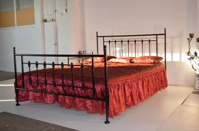 Altmodisches doppel Metallbett Frederick 180x200 inkl. Lattenrost, Loft!  - Bild 1 von 4