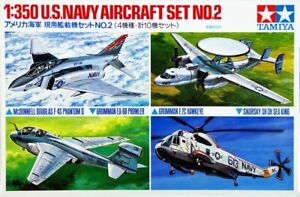 Tamiya 78009 1/350 Scale Model Kit U.S.Navy Carrier Aircraft Fighter Set No.2