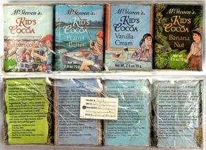 McSTEVEN'S KID'S COCOA TIN COLLECTION-LOT OF 4-VINTAGE COLLECTIBLES-WRAPPED - Picture 1 of 9