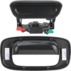 Manija de puerta trasera y bisel texturizado negro para Chevy Silverado GMC Sierra 99-07 - Imagen 1 de 6