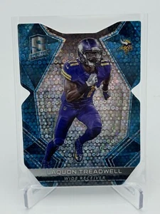 LAQUON TREADWELL - 2017 Panini Spectra Neon Blue Prizm -Teal Die Cut #44 - 02/35 - Picture 1 of 5