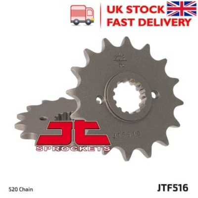 JT- Front Sprocket JTF516 16t fits Suzuki GS500 E 99-07 - Image 1 of 3