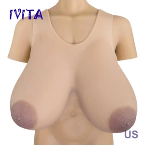 21XL Ovalado Pezón Silicona Formes Pechos Drag Queen 16KG Enorme Chaleco Boobs Potenciador - Imagen 1 de 11